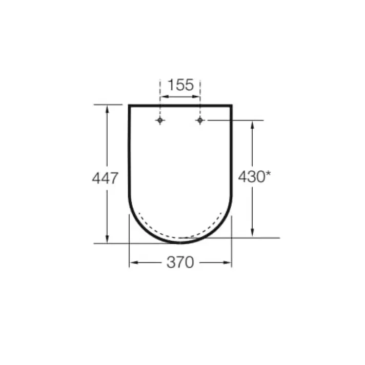 Roca Access A801232004 – Tapa WC Redonda, Cierre Amortiguado, Antibacteriana, Bisagras Acero Inoxidable