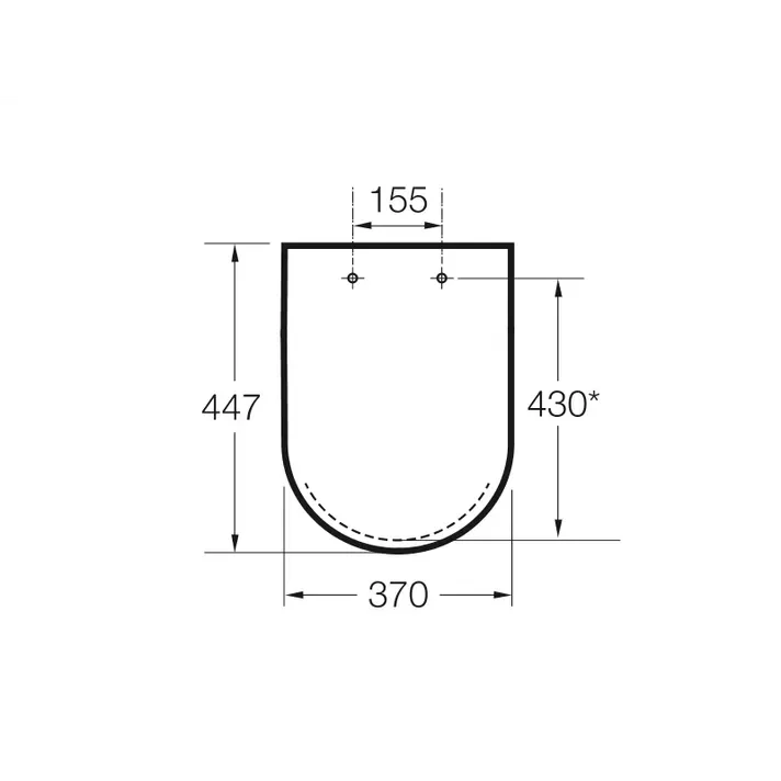 Roca Access A801230004 – Tapa WC, Movilidad Reducida