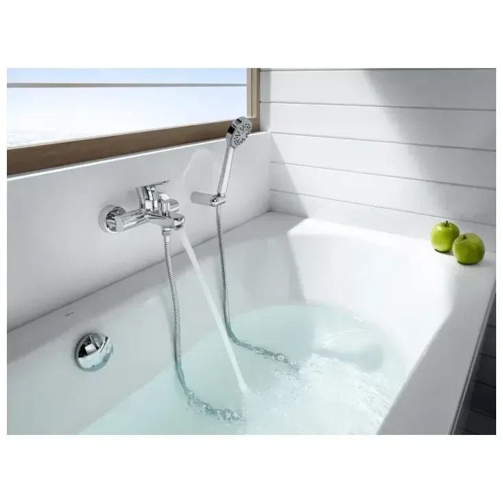 Roca L20 A5A0109C02 – Grifo de Bañera-Ducha, Cromado