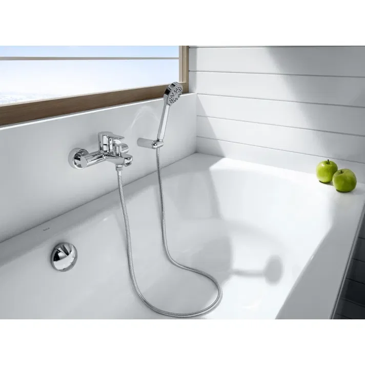 Roca L20 A5A0109C02 – Grifo de Bañera-Ducha, Cromado
