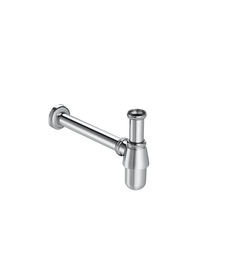 Sifón decorativo de tipo botella adecuado para lavabo con tubo de 25 cm Aqua Roca