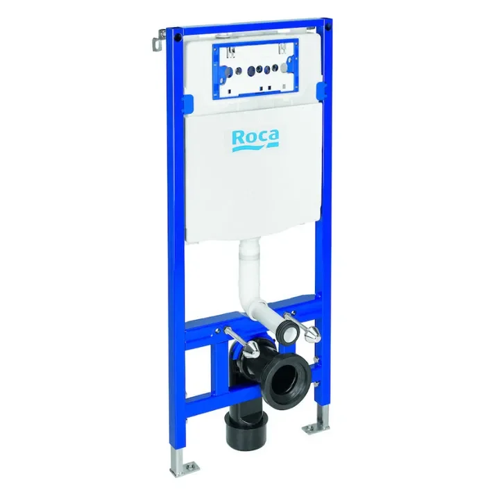 Soporte con cisterna compacta recomendado para espacios públicos Duplo WC One Roca