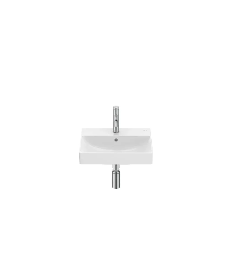 Roca Ona A327682000 – Lavabo Mural Compacto, Blanco, 45 cm