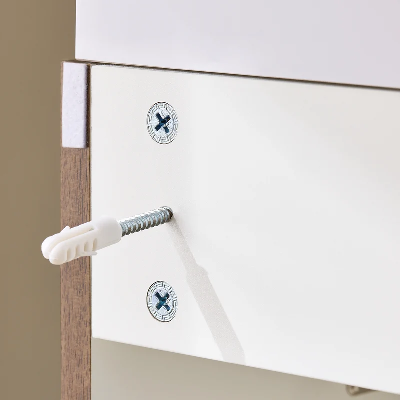 SoBuy BZR196-BR Armario con lavabo Mueble Colgante de Baño Marrón 40 x 22 x 56 cm