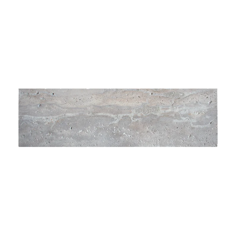 Plato de lavabo - Travertino gris - Marcel - 150 cm