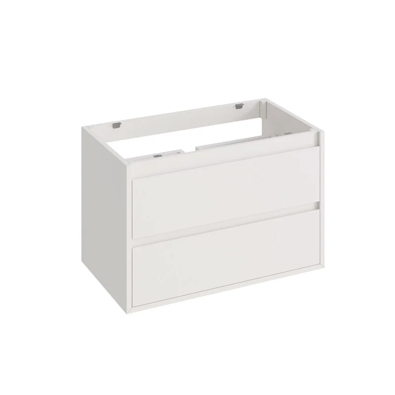 Armario de baño de madera blanco - ANN - 80 cm