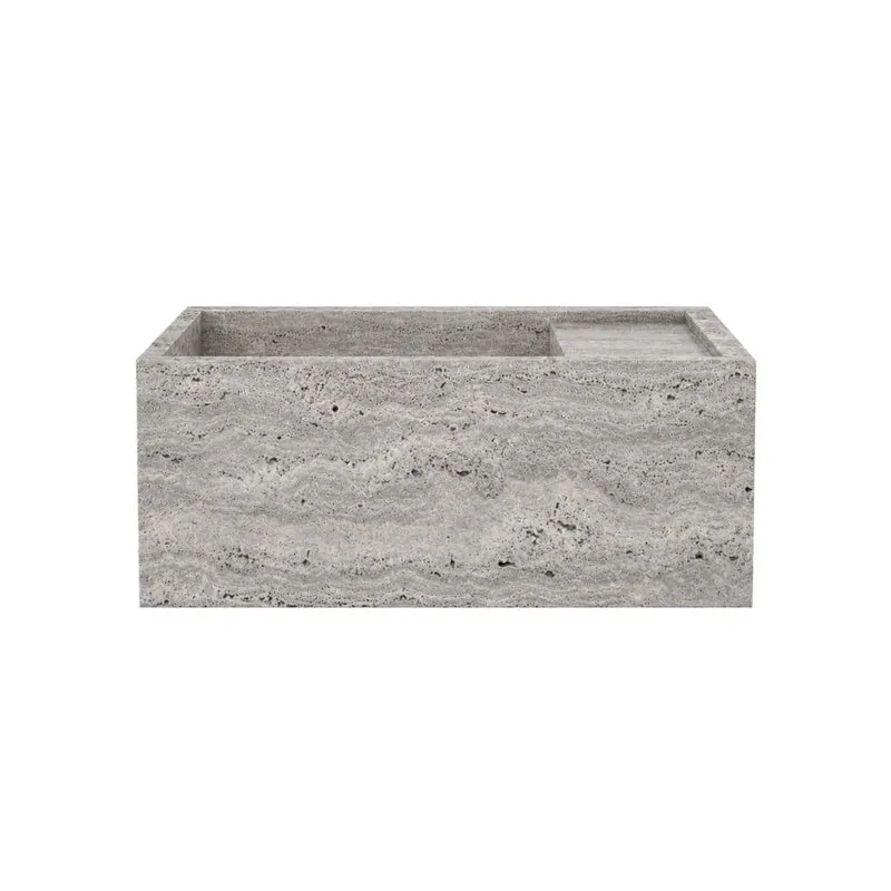 Lavamanos - Chemery - Mármol Blanco Azul - 50 cm