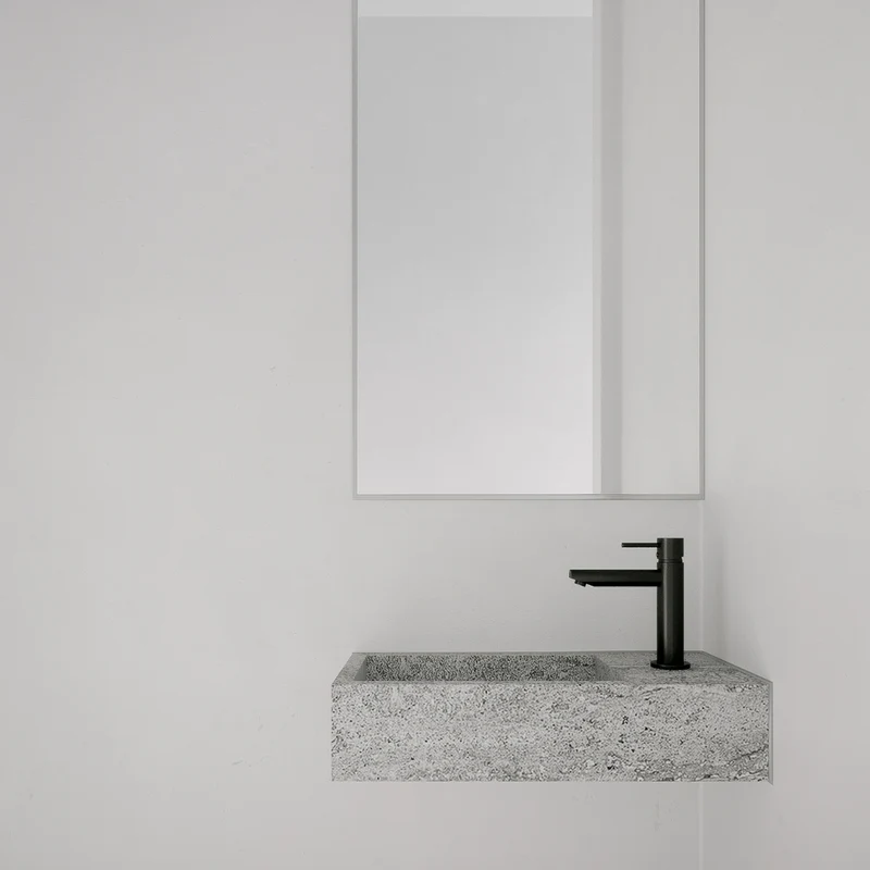 Fuente lavamanos de travertino Porto - Arenisca gris