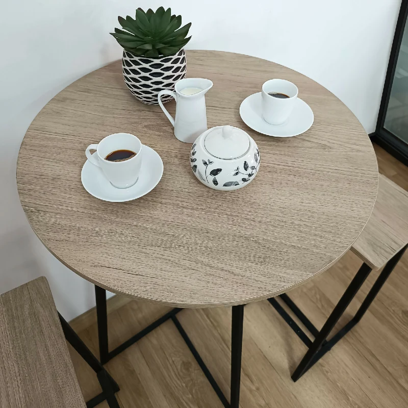 Combo Toledo madera Natural + Negro