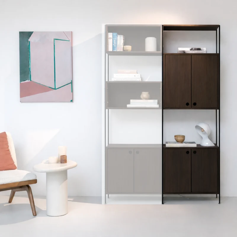 Mueble de pared - Sarzeau - Nogal - Combinación 2