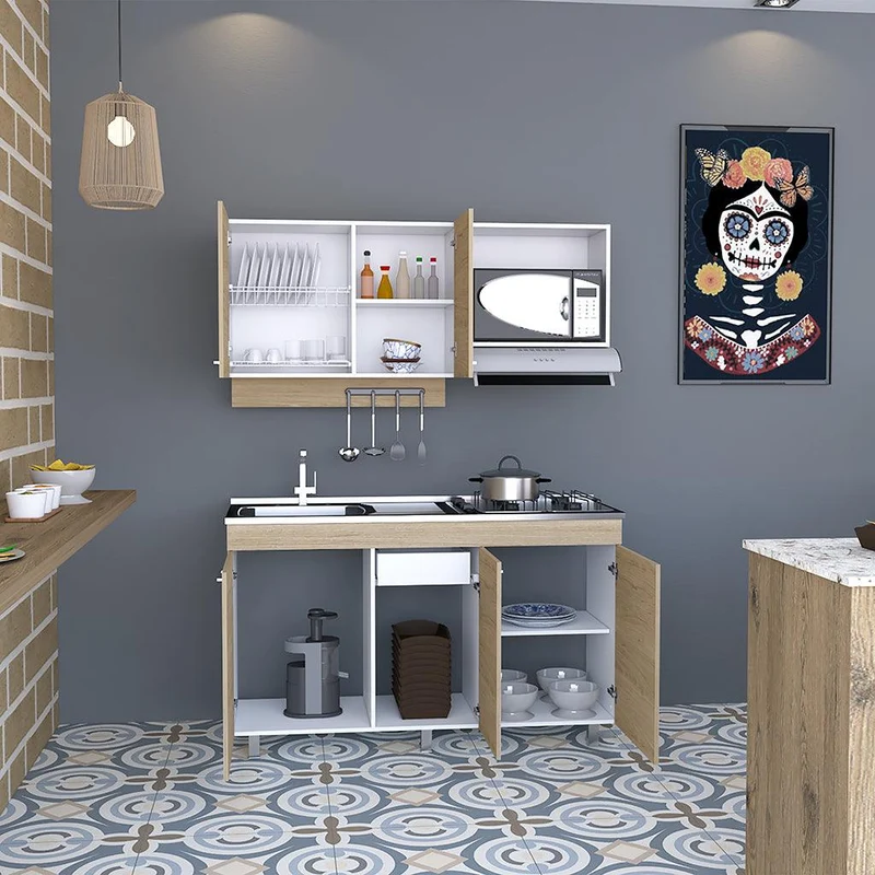 Mueble Multiusos Deneb, Cartagena y Blanco No Incluye Mesón