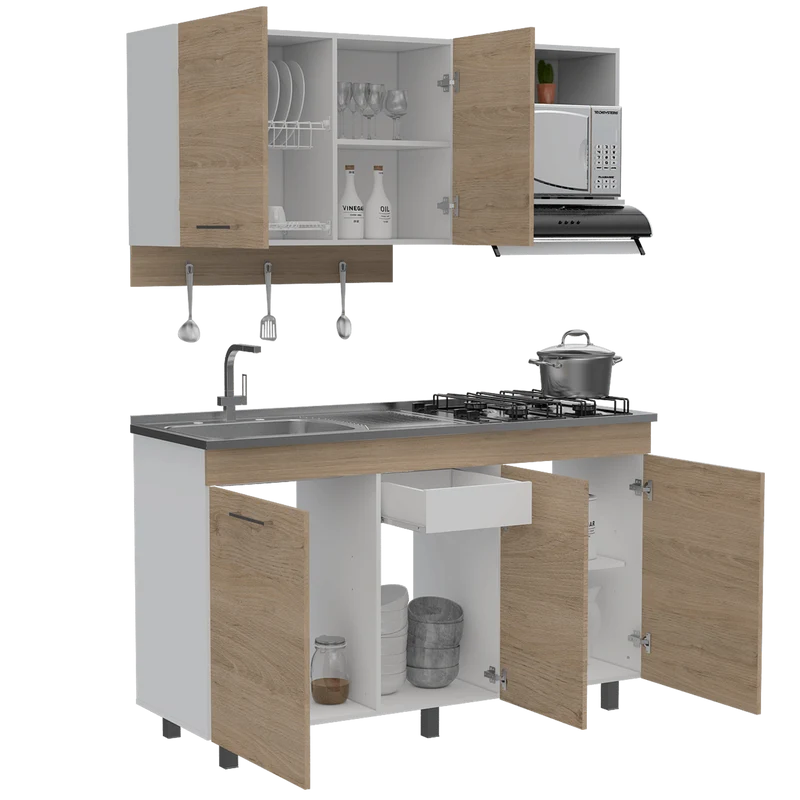 Mueble Multiusos Deneb, Cartagena y Blanco No Incluye Mesón