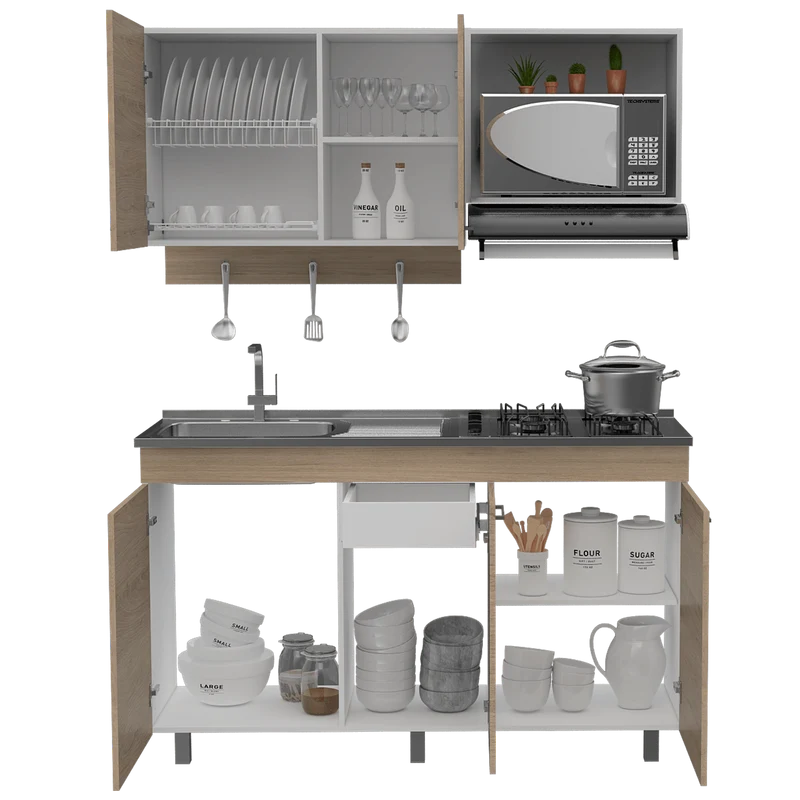 Mueble Multiusos Deneb, Cartagena y Blanco No Incluye Mesón