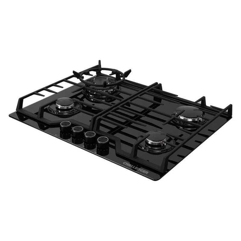 Estufa de Empotrar Challenger Gas Natural, Negro