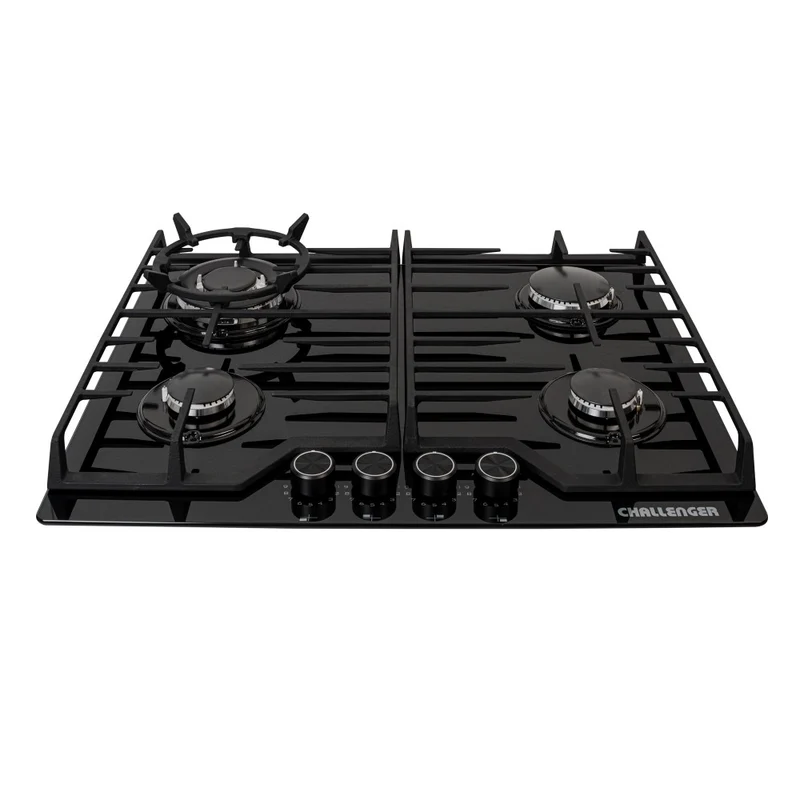 Estufa de Empotrar Challenger Gas Natural, Negro