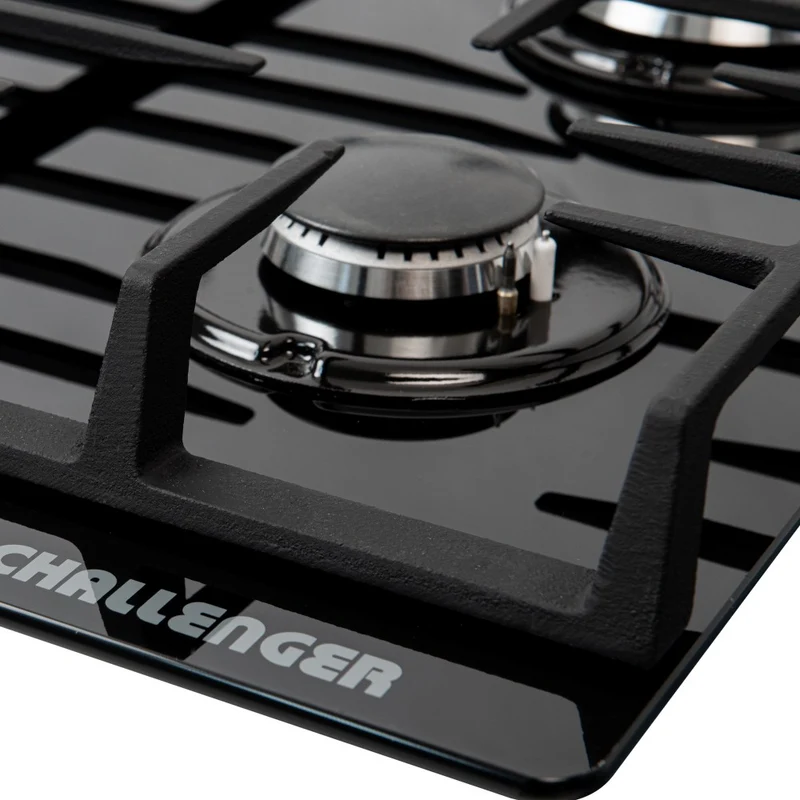 Estufa de Empotrar Challenger Gas Natural, Negro