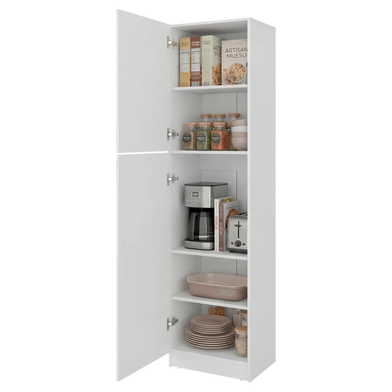 Alacena Innes, Blanco Duqueza, con Amplios Espacios de Almacenamiento y 4 Entrepaños ZF