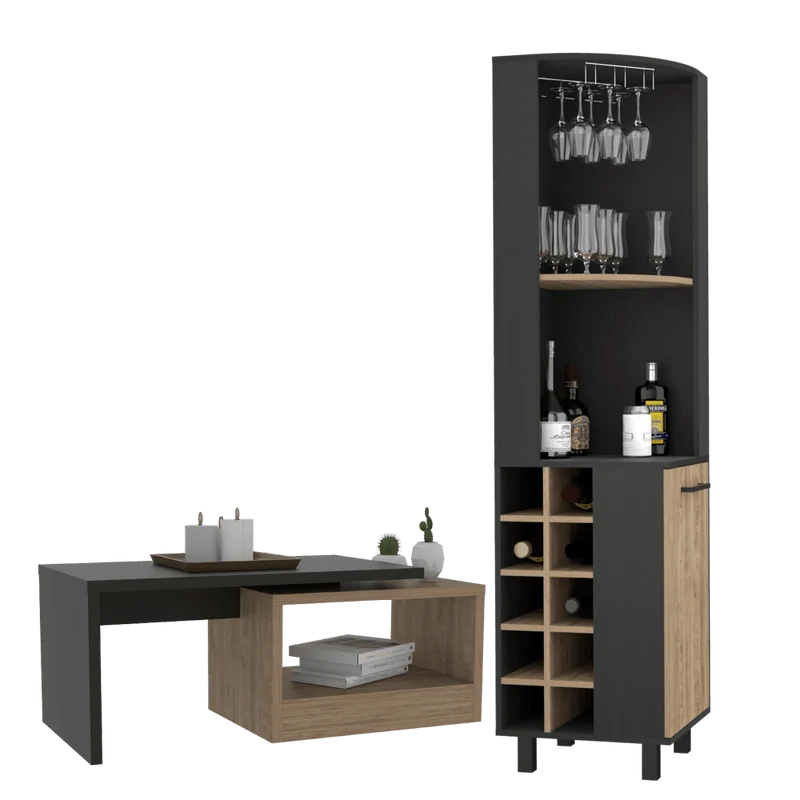 Combo para Sala, Galicia, Incluye Bar y Mesa de Centro