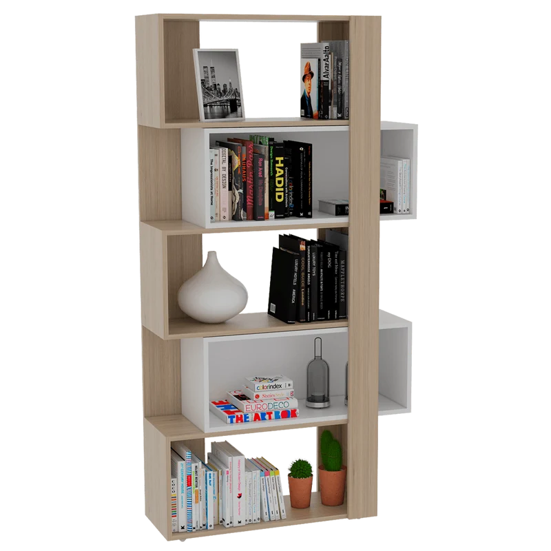 Combo para Sala Sullana, Incluye Mesa para TV, Biblioteca Cubo y Mesa de Centro