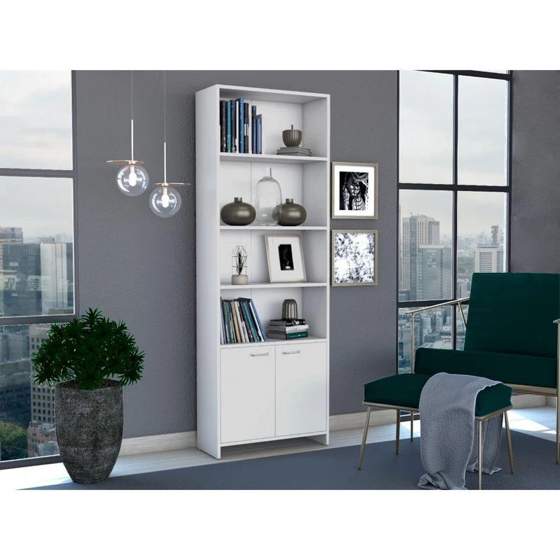 Combo para Sala Maryland, Incluye Panel de TV y Biblioteca