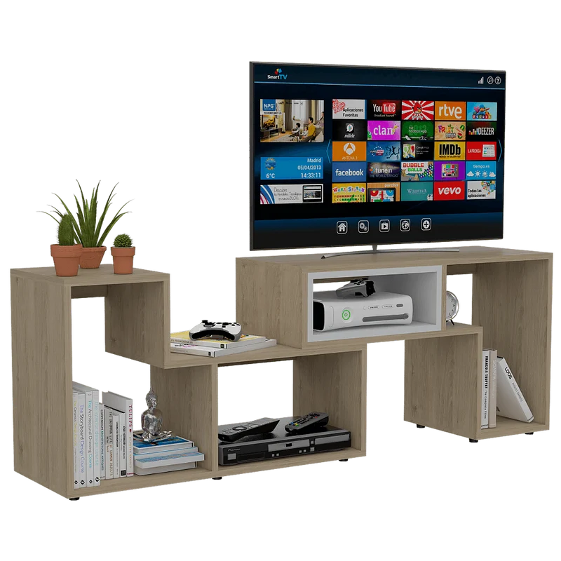 Combo para Sala Marbella, Incluye Mesa para TV y Mesa de Centro