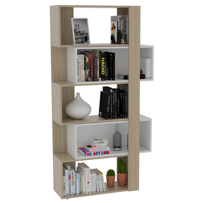 Combo para Sala Berlín, Incluye Biblioteca Cubo y Mesa de Centro