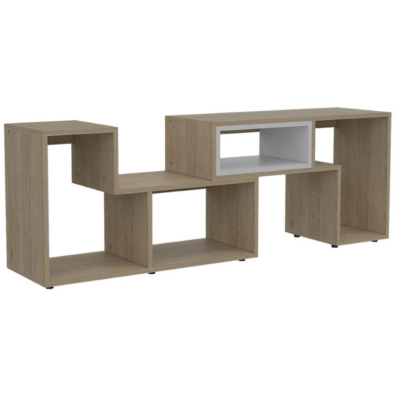 Combo para Sala Aranza, Incluye Mesa para TV y Biblioteca Cubo