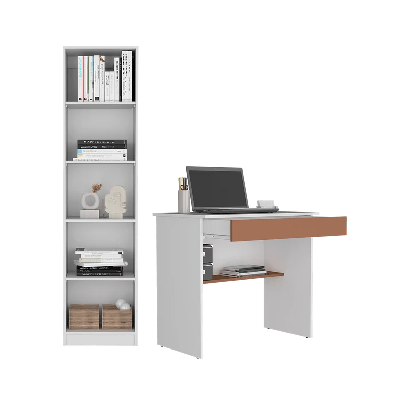 Combo para Oficina Vaupet, Incluye Escritorio y Biblioteca
