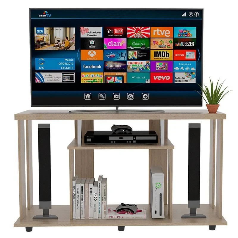 Combo para Habitación Clara Luna, Incluye Clóset y Mesa para TV