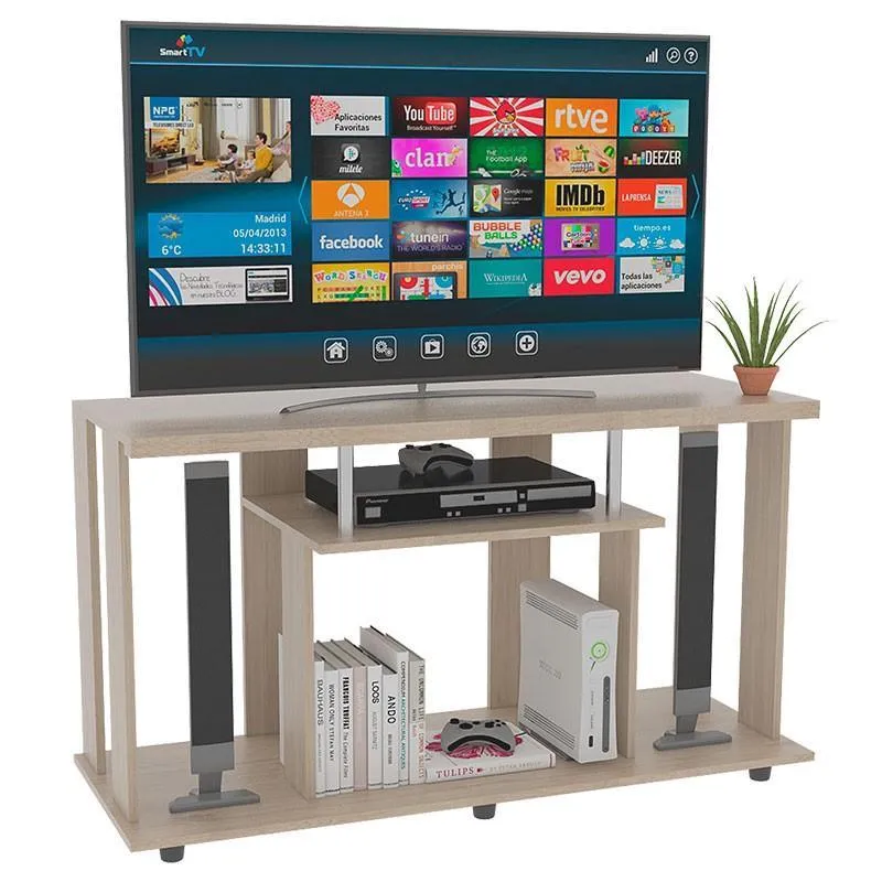 Combo para Habitación Clara Luna, Incluye Clóset y Mesa para TV