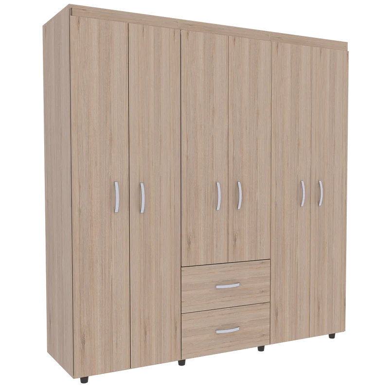 Combo para Habitación Clara Luna, Incluye Clóset y Mesa para TV