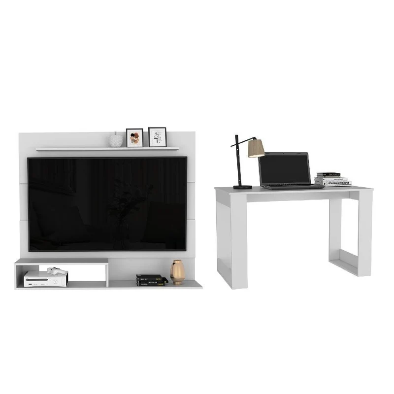 Combo Multifuncional Walton, Incluye Panel de TV y Escritorio