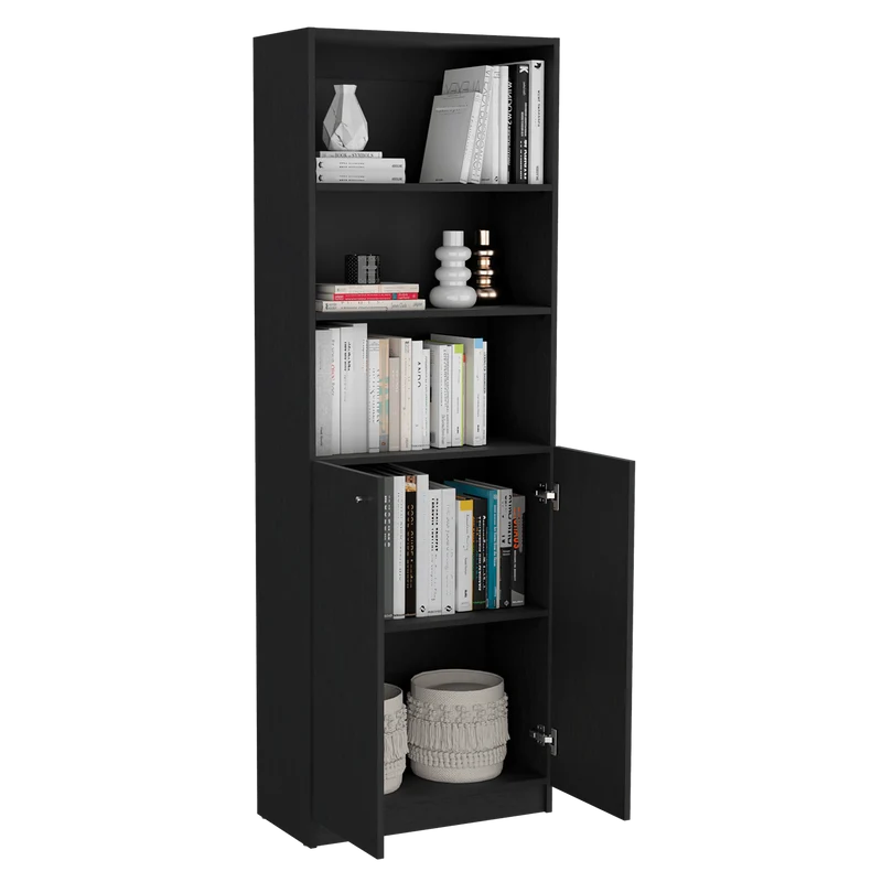 Combo de Bibliotecas Home, Wengue, Incluye Dos Bibliotecas