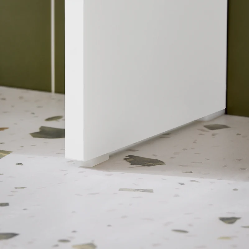 SoBuy BZR165-W Estantería de Baño para Colocar sobre el Inodoro con 2 Estantes Abiertos y 2 Puertas
