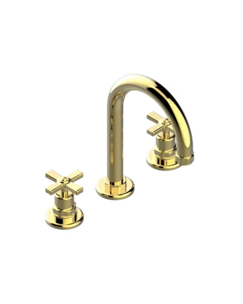 Grifo mezclador de lavabo de 3 orificios con desagüe Club Saint Germain