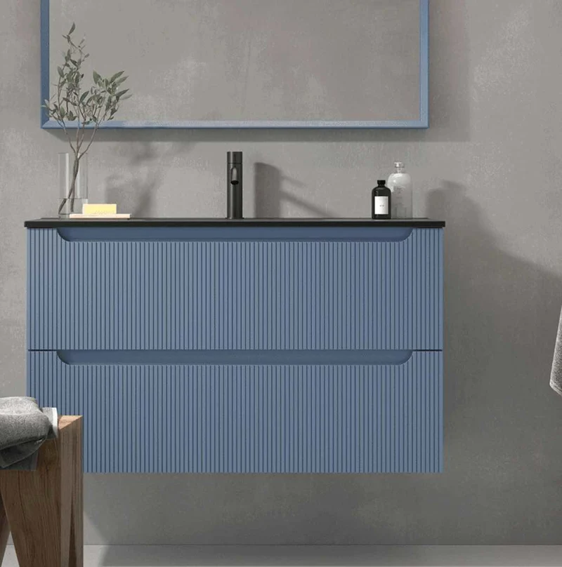 Espejo Baño Luz LED Superior 80cm Kimono - Maderó Atelier Estilo Moderno