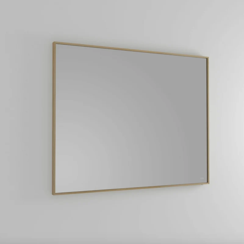 Espejo Baño Rectangular Marco Madera Ramen Maderó Atelier | 60-140cm Ancho