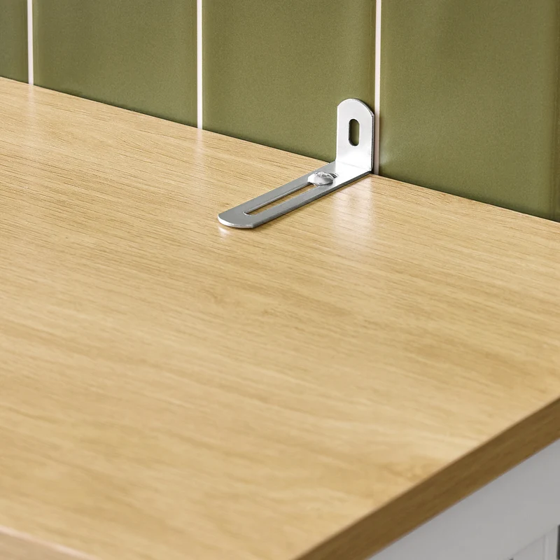 SoBuy FRG236-WN Armario de Baño con 1 Compartimento Abierto 2 Puertas y 1 Cajón 32 x 30 x170cm