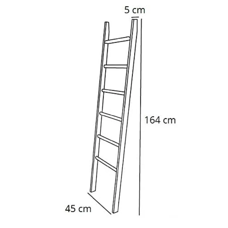 ARIT - Toalleros de pie AXEL, Toallero baño, soporte para toallas, Toallero, 5 niveles y superficie de almacenamiento - Color blanco