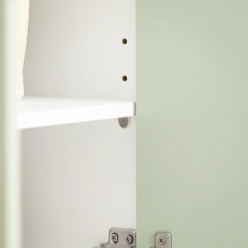 SoBuy BZR139-GR Mueble para Debajo del Lavabo Fregadero Verde y Blanco