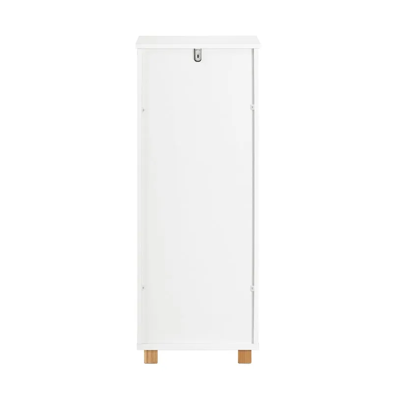 SoBuy BZR126-W Cesto para Ropa Sucia Armario de Suelo