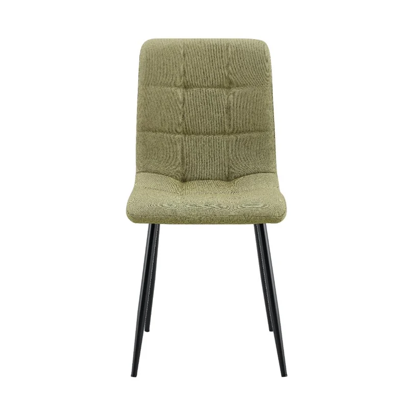 Combo Auren, Incluye una Mesa y 4 Sillas Color Verde Oliva Claro