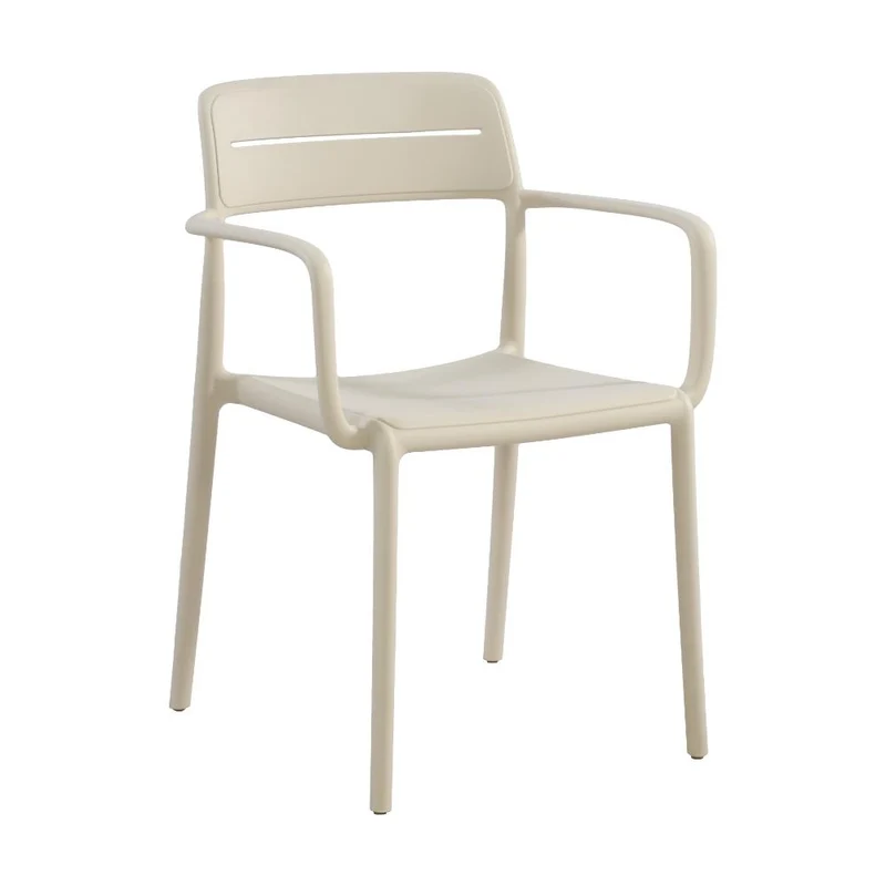 Combo Sarku, Incluye una Mesa y 4 Sillas Color Beige Claro