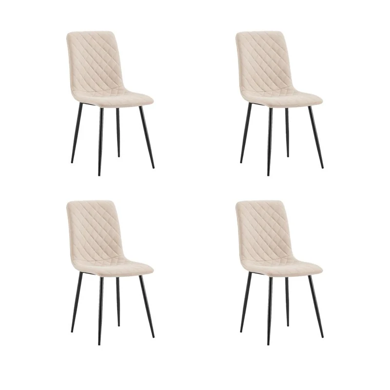 Combo Saoko, Incluye una Mesa y 4 Sillas Color Beige