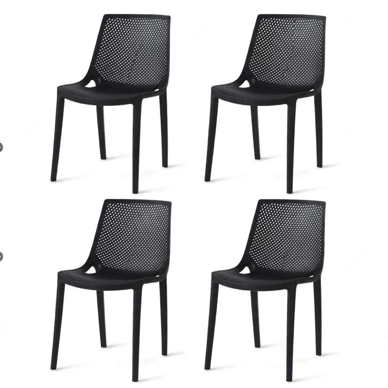 Combo Atria, Incluye una Mesa y 4 Sillas Color Wengue