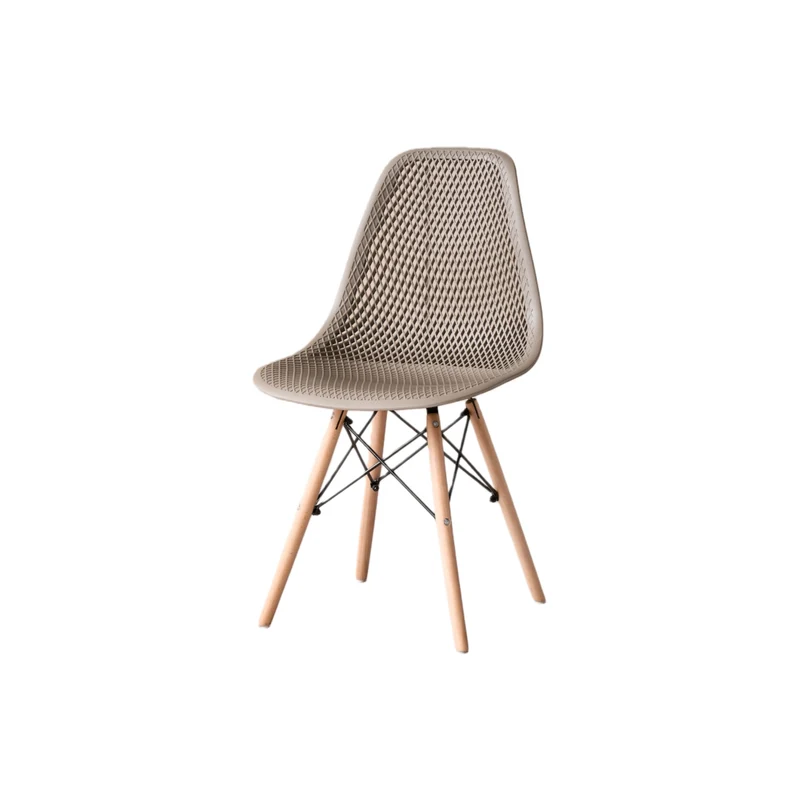 Combo Cora, Incluye una Mesa y 4 Sillas Color Taupe