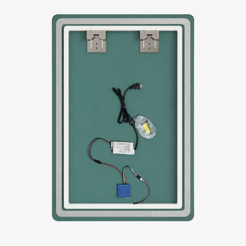 Espejo Importado LED Vertical para Baño con Botón y Luz Neutra 70x50