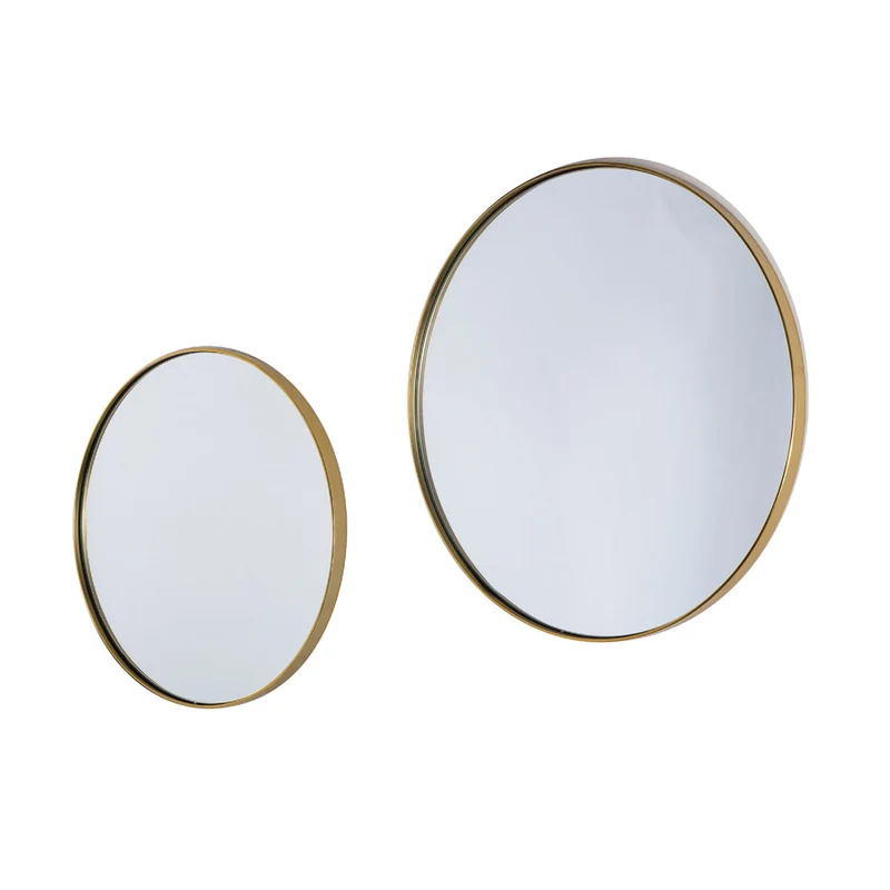 Espejo Redondo Céleste - 50 cm - Oro