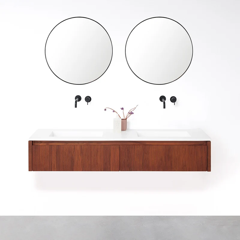 Mueble de baño - Ahun - Nogal - 150 cm