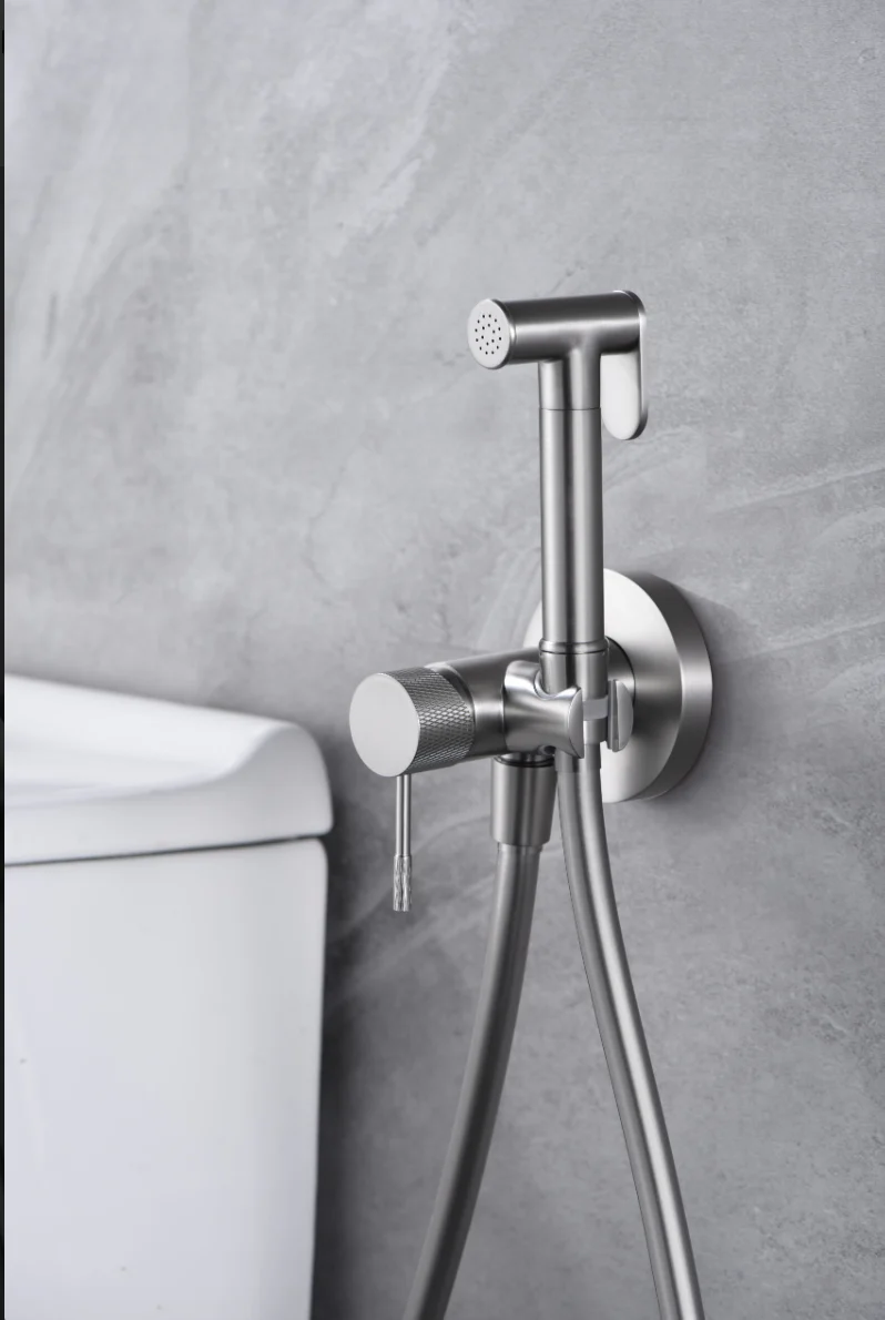 Grifería Bidet Empotrada Níquel Cepillado Line - Imex | Diseño Elegante